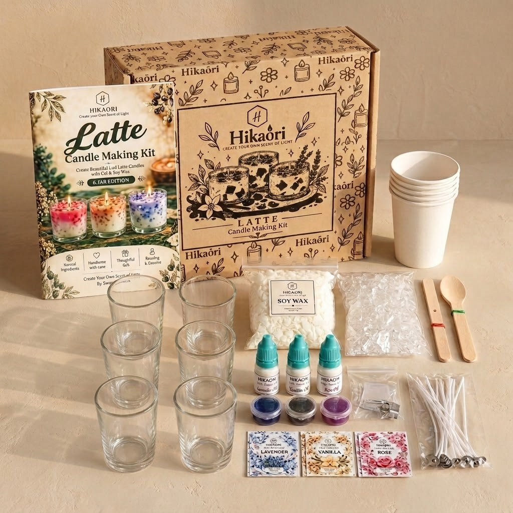 Hikaori Latte Candle Making Kit